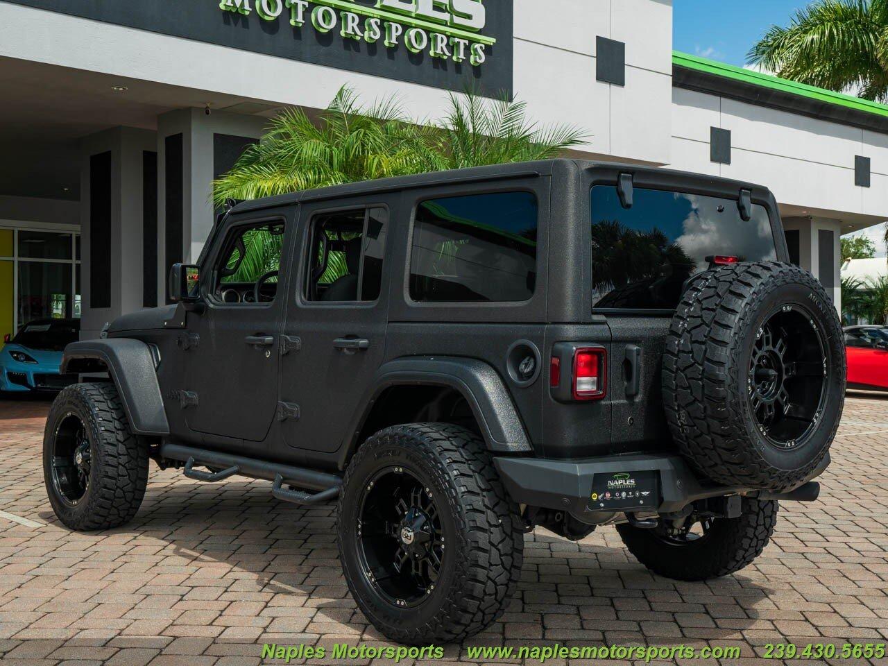 Used 2018 Jeep Wrangler For Sale (Sold) | Naples Motorsports Inc Stock  #21-190145