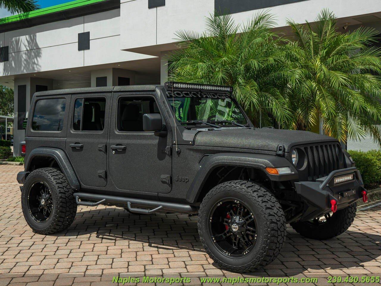 Used 2018 Jeep Wrangler For Sale (Sold) | Naples Motorsports Inc Stock #21-190145 Used 2018 Jeep Wrangler For Sale (Sold) | Naples Motorsports Inc Stock #21-190145