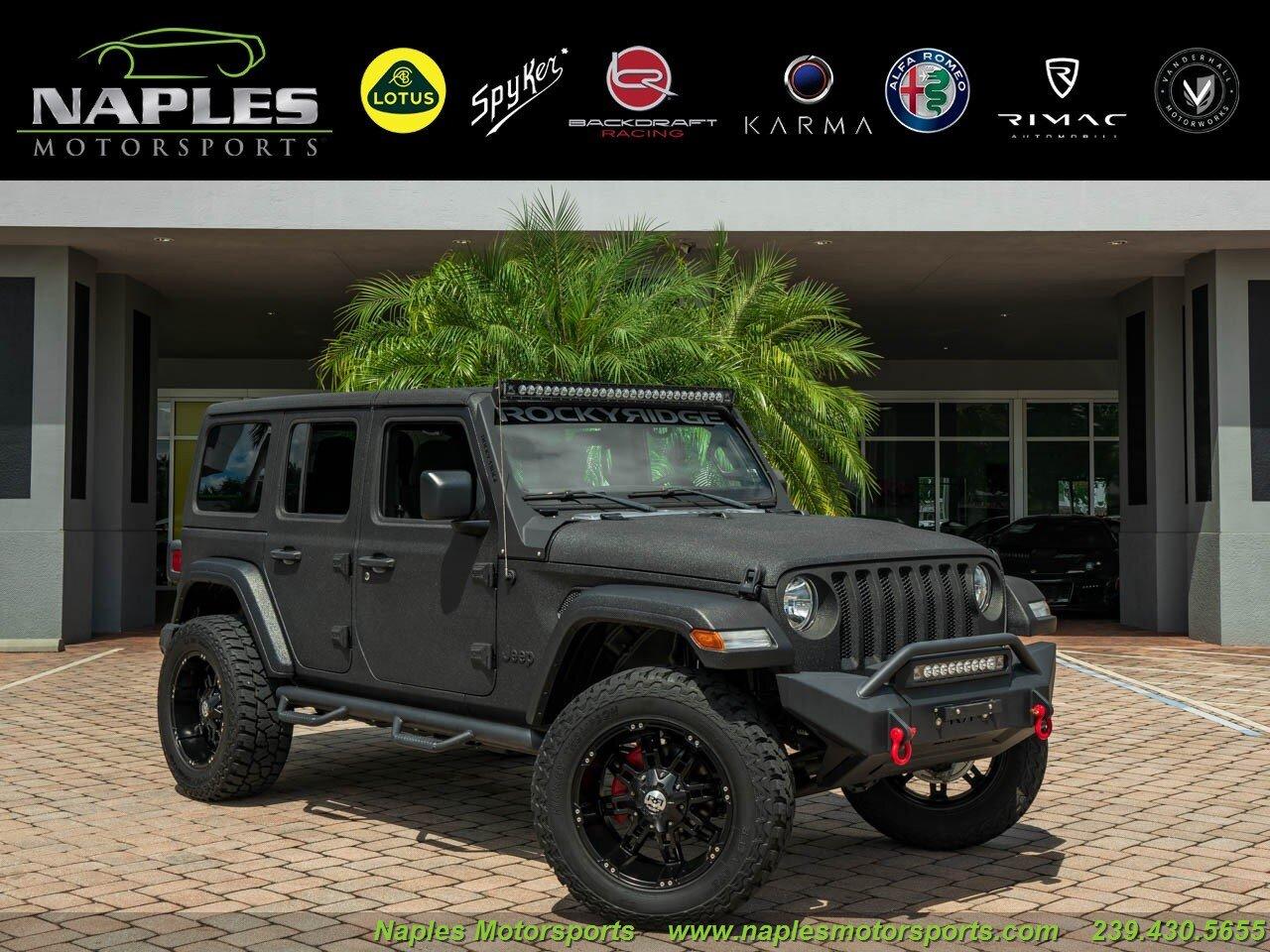 Used 2018 Jeep Wrangler For Sale (Sold) | Naples Motorsports Inc Stock  #21-190145