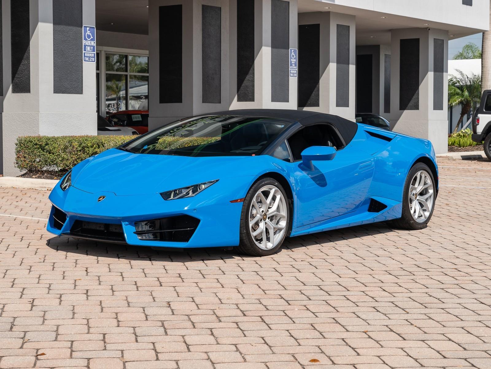 VIN: ZHWUR2ZFXJLA08644 | Used 2018 Lamborghini Huracan Spyder RWD