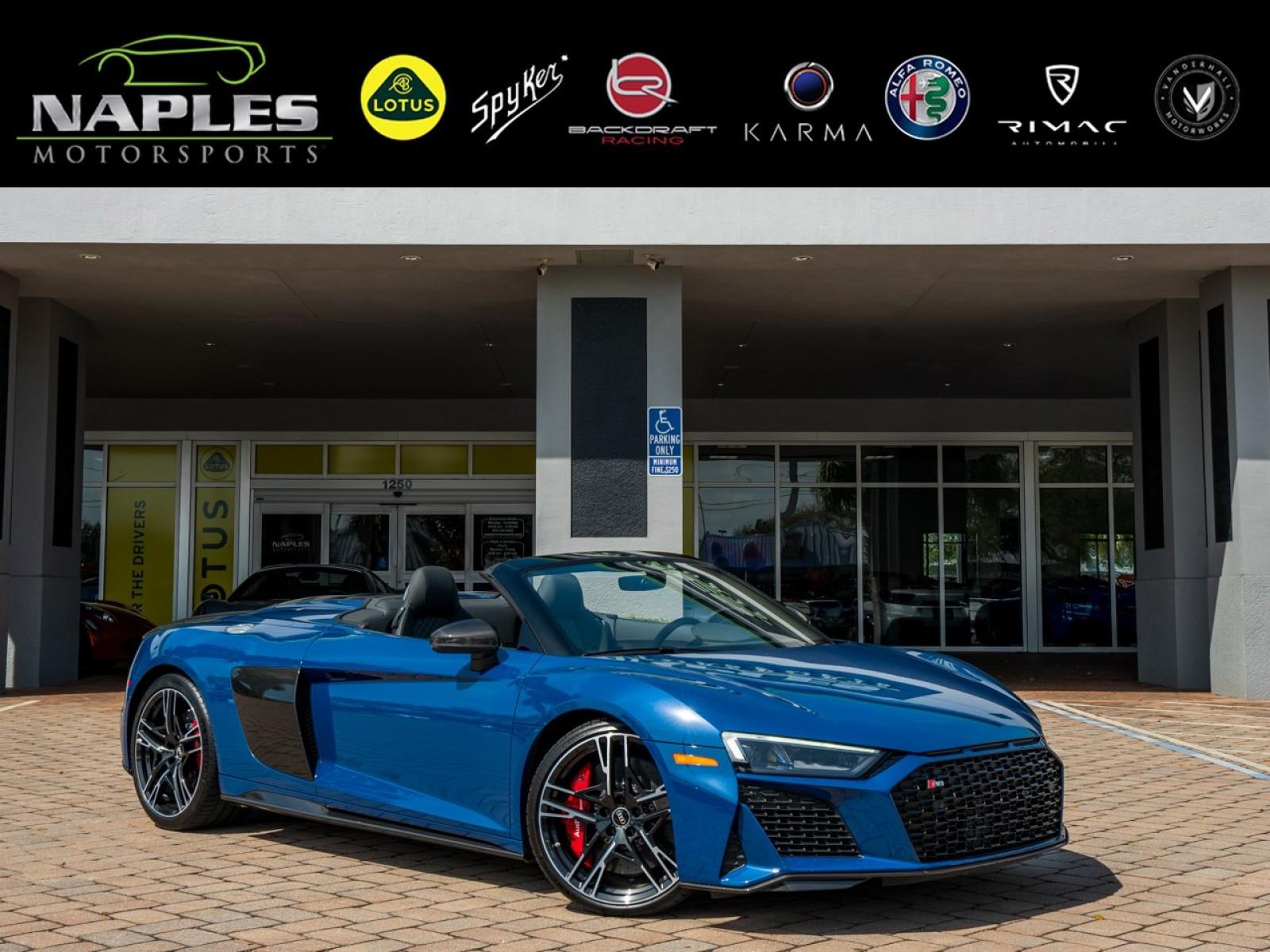 専用 ブルーオブシディアン R887 VIN: WUA4BCFX5N7900119 | Used 2022 Audi R8 Spyder V10 performance