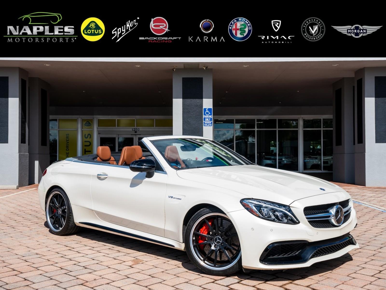 Mercedes W205 C63 C63S Carbon Fiber Front Trim Sedan Coupe Convertible