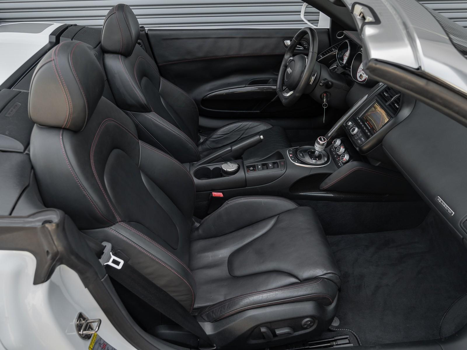 Audi R8 Spyder White Interior