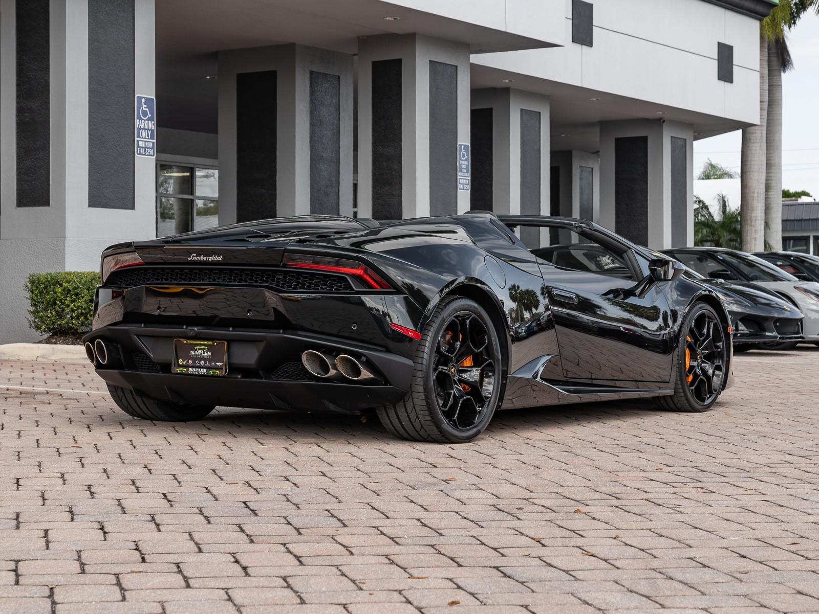 VIN: ZHWUR1ZF9JLA10895 | Used 2018 Lamborghini Huracan Spyder LP