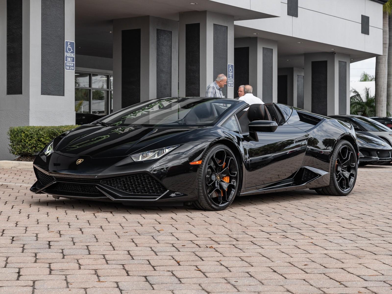 VIN: ZHWUR1ZF9JLA10895 | Used 2018 Lamborghini Huracan Spyder LP