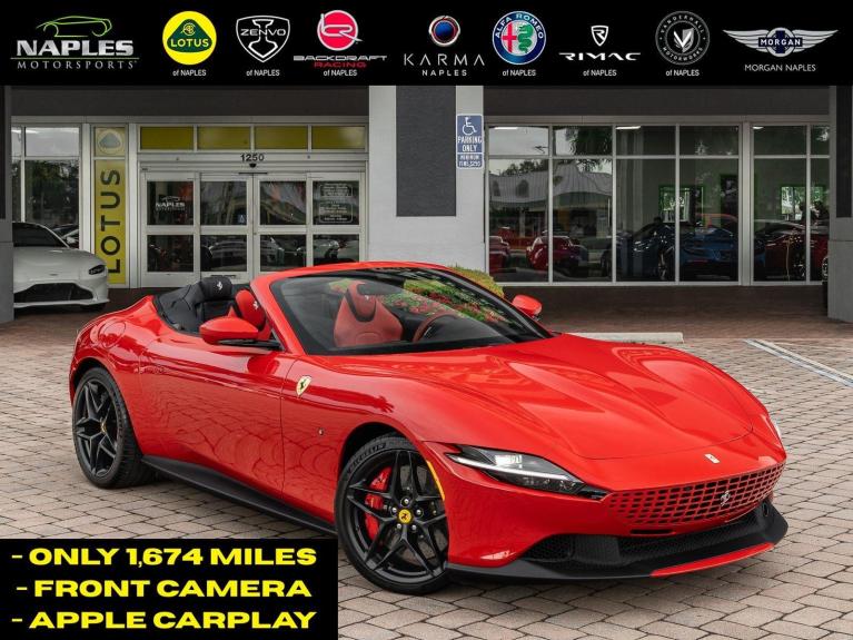 Used 2024 Ferrari Roma Spider for sale $310,133 at Naples Motorsports Inc in Naples FL