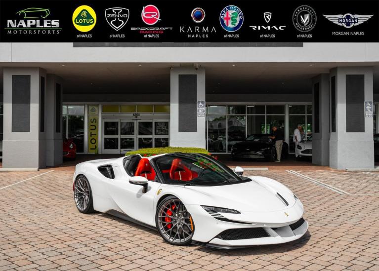 Used 2022 Ferrari SF90 Spider Convertible for sale $559,995 at Naples Motorsports Inc in Naples FL
